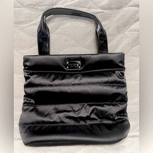 Kate Spade Black Puffer Tote